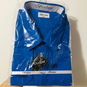 Brand new Blue Berlioni Italy 5XL 21-21 1/2 38/39